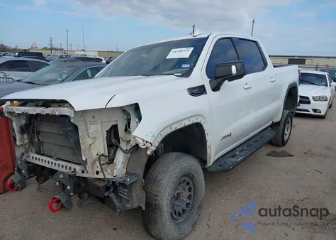 2021 GMC Sierra K1500 At4 из США, поврежденный, VIN 3GTP9EED6MG421784